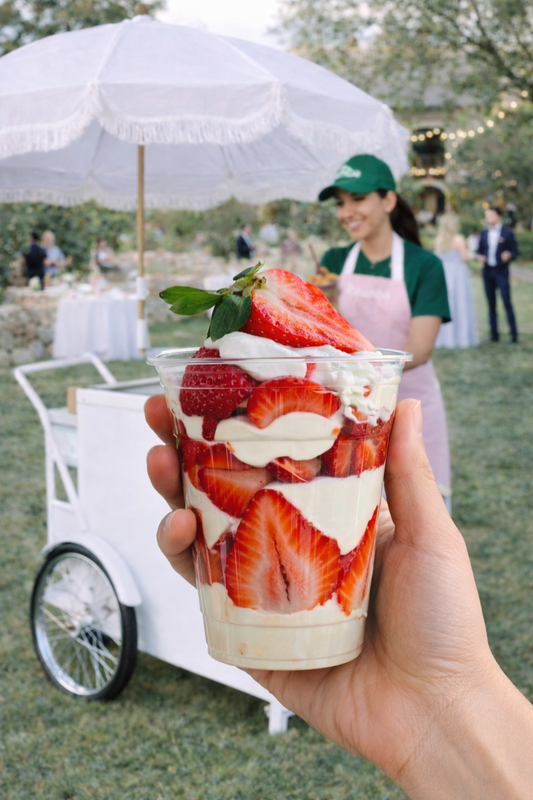 Carrito Premium Fresas con Crema
